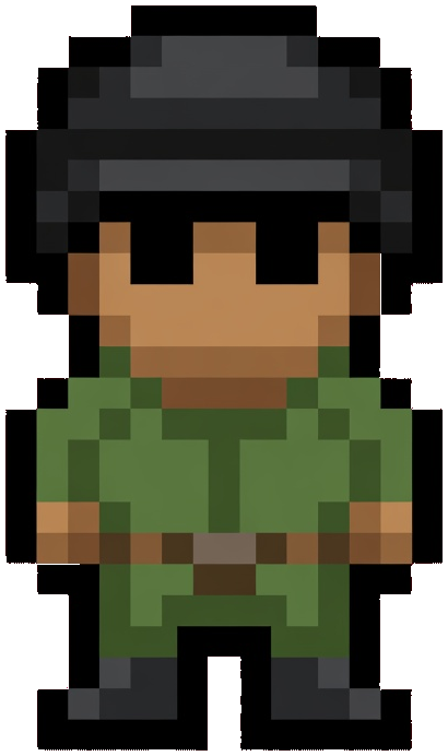 Paratrooper portrait
